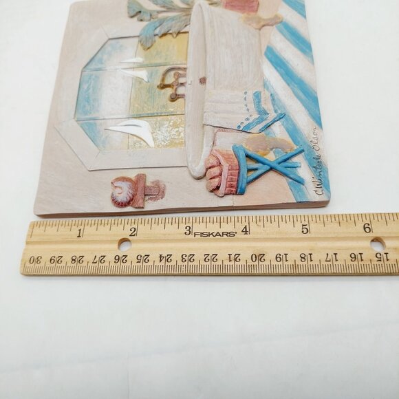 New View Decorative Tile Bathroom Bathtub Ocean View C. Winterle Olson - Picture 4 of 5